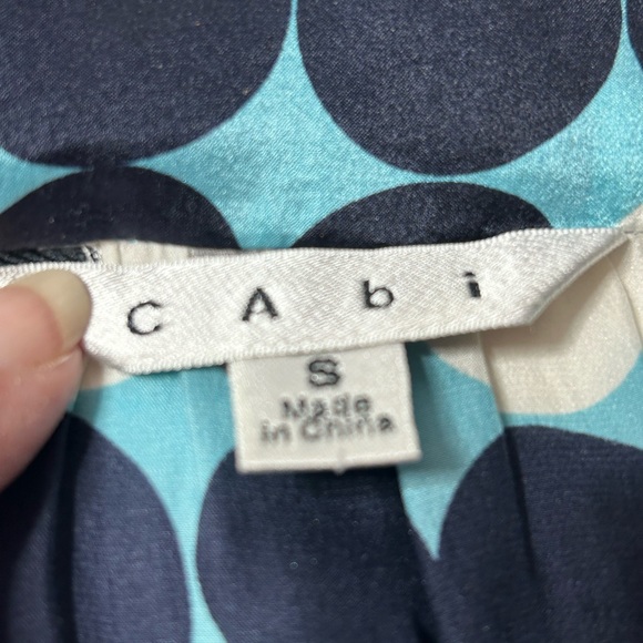 Cabi silk polka dot‎ camisole with adjustable shoulder straps - Picture 10 of 11